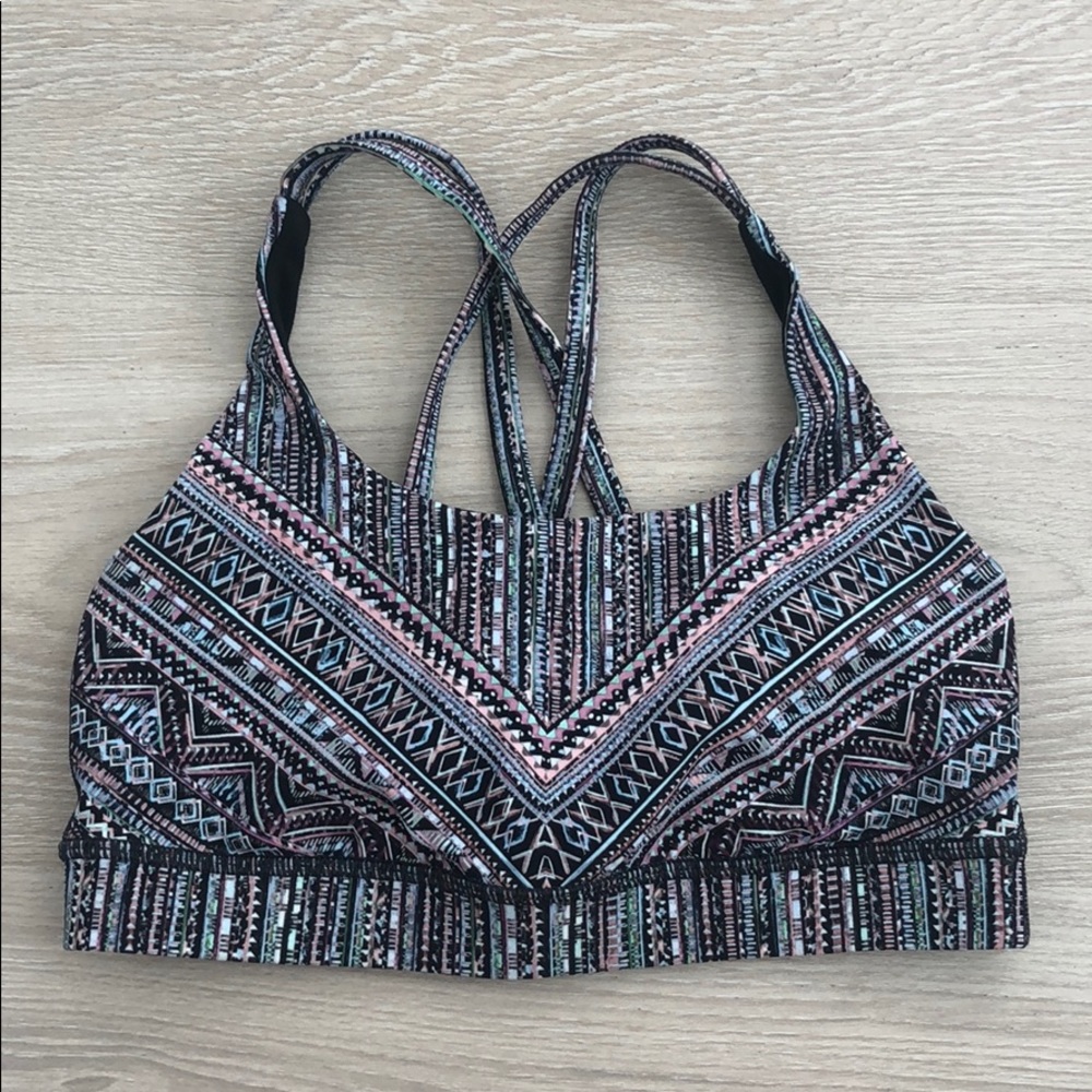 Lululemon Energy Bra Tribal Print